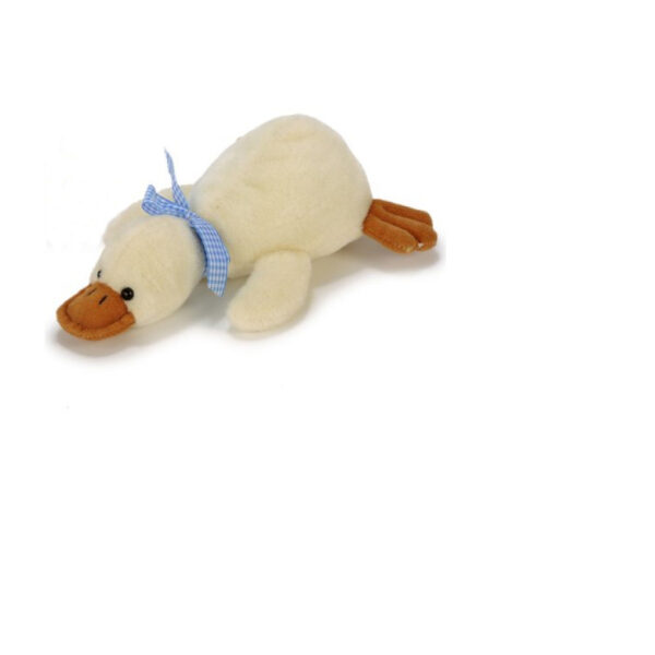 Pluche eend wit